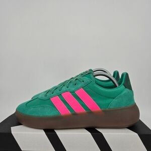 New adidas Barreda Decode 'Semi Court Green Lucid Pink' Women's Shoes Size 6.5